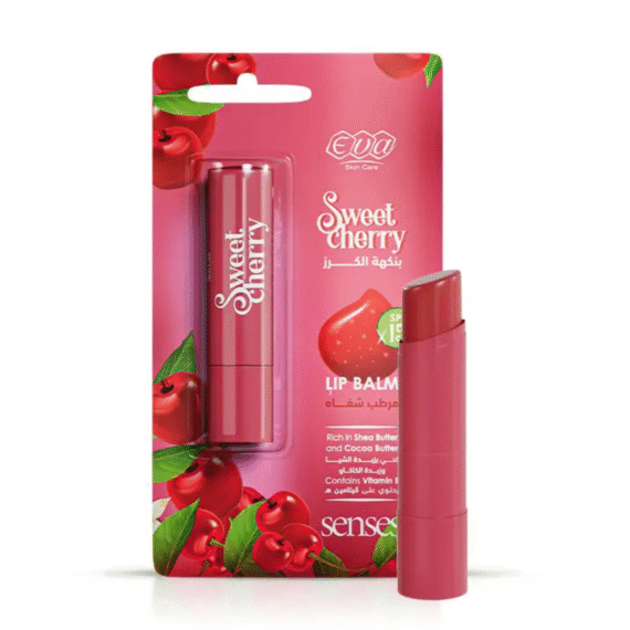 Eva Skin Clinic Lip Balm Cherry 4 g hydrating cherry lip balm-ايفا سكين كلينيك مرطب شفاه كرز 4 جرام لترطيب الشفاه بنكهة الكرز