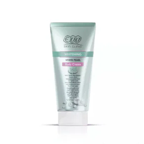 Eva Skin Clinic White Pearl Body Cream 150 ml radiant soft body cream-ايفا سكين كلينيك لؤلؤ ابيض كريم للجسم 150 مل لإشراقة ونعومة البشرة