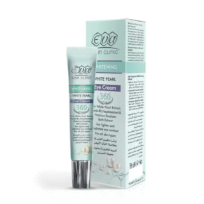Eva Skin Clinic White Pearl Eye Care 15 ml dark circle treatment-ايفا سكين كلينيك وايت بيرل تفتيح وترطيب محيط العين 15 مل علاج للهالات السوداء والتجاعيد