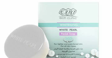 Eva Skin Clinic White Pearl Soap 70 g gentle brightening face cleanser-ايفا سكين كلينك صابون لؤلؤ ابيض 70 جم لتنظيف وتنعيم بشرة الوجه