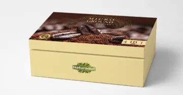 Microground Coffee sachets and creamy cup – ALT: "Microground Coffee for Energy, Focus & Metabolism"