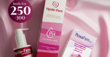 باقة هايالو-فيم و روزافيم للعناية النسائية Hyalo-Fem and RosaFem women’s care bundle
