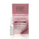 Eva Collagen Hair Ampoules for deep nourishment and shine for damaged hair-ايفا امبولات كولاجين تغذي الشعر بعمق وتمنحه ترطيبًا ولمعانًا طبيعيًا، تساعد على تقوية الخصلات واستعادة حيوية الشعر الجاف والتالف.