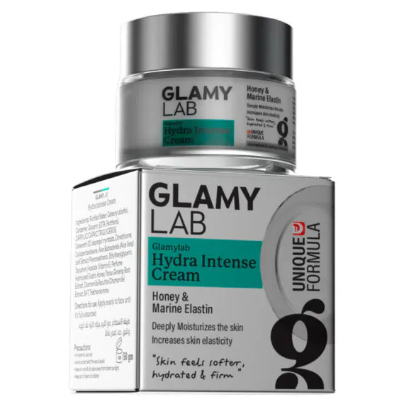 جلامي لاب كريم هيدرا انتنس 50 جم لترطيب مكثف وملمس ناعم-Glami Lab Hydra Intense Cream 50g for deep hydration and smooth skin