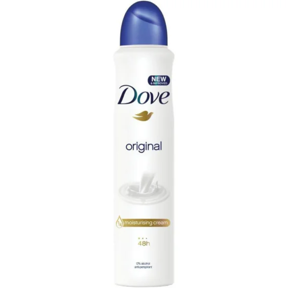 Dove original spray deodorant 250ml-دوف اسبراي اورجينال 250 مل