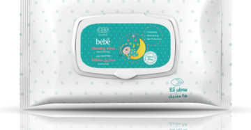 Eva Clinic Baby Cleansing Wet Wipes 25 Wipes-ايفا كلينيك بيبي مناديل مبللة منظفة 25 منديل