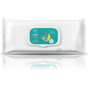 Eva Clinic Baby Wet Wipes Alcohol Free 60 Wipes-ايفا كلينيك بيبي مناديل مبللة منظفة خالية من الكحول 60 منديل