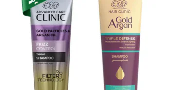Eva Hair Clinic Gold Argan Shampoo 230 ml-ايفا هير كلينك جولد ارجان شامبو 230 مل