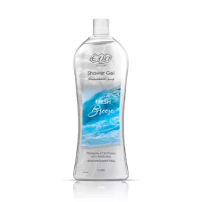 Eva Skin Care Fresh Breeze Shower Gel 1L White-ايفا سكين كير جل استحمام فريش بريز 1 لتر ابيض