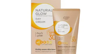 Eva Skin Care Natural Glow Day Cream SPF30 50 g daily protection moisturizer-ايفا سكين كير اشراقة طبيعية كريم نهاري SPF30 50 جرام