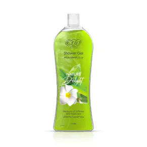 Eva Skin Care Nature Delight Shower Gel 1L Green-ايفا سكين كير جل استحمام نيتشر ديلايت 1 لتر اخضر