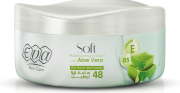 Eva Skin Care Soft Cream with Aloe & Panthenol 170 g-ايفا سكين كير كريم سوفت بالصبار والبانثينول 170 جم
