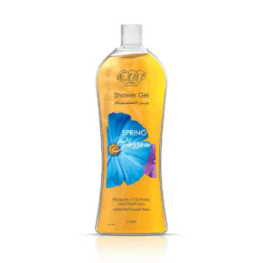 Eva Skin Care Spring Blossom Shower Gel 1L Yellow-ايفا سكين كير جل استحمام سبرينج بلوسوم 1 لتر اصفر