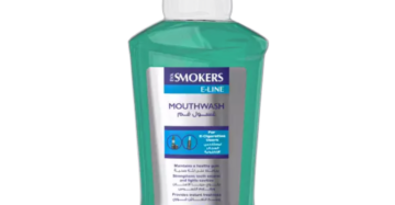 Eva Smokers E Line Menthol Mouth Wash 250 ml-ايفا سموكرز اي لاين غسول فم بالمنتول 250 مل