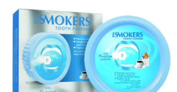 Eva Smokers Fluoride Dental Powder 40 g-ايفا سموكرز بودرة اسنان بالفلورين 40 جرام