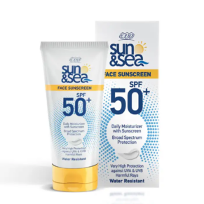 Eva Sun and Sea Face Cream 50 White 40 ml-ايفا صن اند سي كريم للوجه 50 ابيض 40 مل