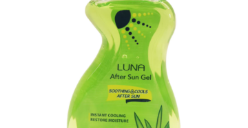 Luna aloe vera after sun gel 210g for skin soothing-لونا جل ألوفيرا بعد التعرض للشمس 210 جم لتهدئة البشرة