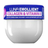 Luna emollient cream 20g with collagen and vitamin E for skin moisture-لونا ايمولينت كريم ملطف ومرطب للجلد 20 جرام مع كولاجين وفيتامين E