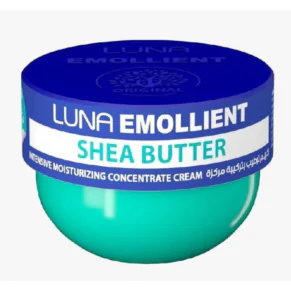 Luna emollient cream 50g with shea butter for skin moisturizing-لونا ايمولينت كريم ملطف ومرطب للجلد 50 جرام بزبدة الشيا