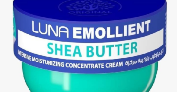Luna emollient cream 50g with shea butter for skin moisturizing-لونا ايمولينت كريم ملطف ومرطب للجلد 50 جرام بزبدة الشيا