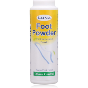 Luna foot powder 75g for foot freshness-لونا بودرة قدم 75 جرام لانتعاش القدمين