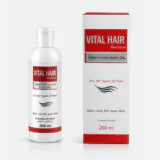 Vital Hair Shampoo 200ml Strengthening & Nourishing Shampoo for Daily Hair Care-فيتال هير شامبو 200 مل شامبو لتقوية الشعر ودعم صحة فروة الرأس