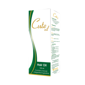 كيوت زيت شعر 120 مل زيت طبيعي لتغذية وترطيب الشعر ومنع التقصف-Cute Hair Oil 120ml natural hair care oil