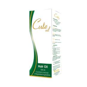 كيوت زيت شعر 120 مل زيت طبيعي لتغذية وترطيب الشعر ومنع التقصف-Cute Hair Oil 120ml natural hair care oil