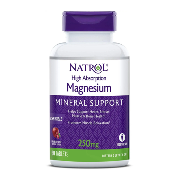 NATROL MAGNESIUM GLYCINATE tablets dietary supplement-ناترول ماغنسيوم جليسينات أقراص مكمل غذائي