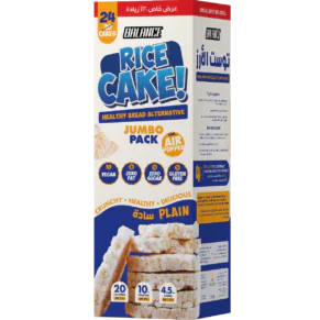 Balance Plain Rice Toast + 20% Extra Healthy Low-Calorie Bread Alternative-بالانس توست الأرز العادي + 20% زيادة بديل خبز صحي منخفض السعرات