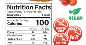 Balance Tomato Bruschetta Rice Toast Gluten-Free Vegan Rice Snack-بالانس توست الأرز بطعم الطماطم بروشيتا سناك صحي خالي من الجلوتين