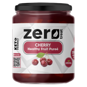 Cherry Healthy Fruit Purée 180g – Premium 95% Real Fruit Zero Sugar Added Keto Friendly-بيوريه الكرز الصحي 180 جم – 95٪ فاكهة حقيقية بدون سكر مضاف كيتو فريندلي