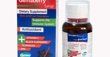 Gemaberry Syrup Immune Support Formula with Vitamin C & Black Elderberry – 60 ml-جيما بيري شراب دعم طبيعي للمناعة بفيتامين ج والبيلسان الأسود – 60 مل