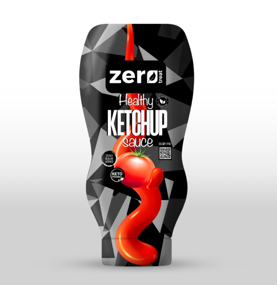 Healthy Ketchup Sauce 300g – Zero Sugar Added | 4 Calories | Keto Friendly-كاتشب صحي بدون سكر مضاف 300 جم – 4 سعرات فقط | مناسب للكيتو | قليل السعرات