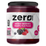 Mixed Berries Healthy Fruit Purée 180g – 95% Real Fruit Zero Sugar Added Keto Friendly-بيوريه التوت المشكل الصحي 180 جم – 95٪ فاكهة حقيقية بدون سكر مضاف كيتو فريندلي