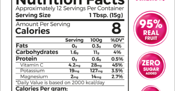 Mixed Berries Healthy Fruit Purée 180g – 95% Real Fruit Zero Sugar Added Keto Friendly-بيوريه التوت المشكل الصحي 180 جم – 95٪ فاكهة حقيقية بدون سكر مضاف كيتو فريندلي