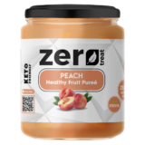Peach Healthy Fruit Purée 180g – Premium 95% Real Fruit Zero Sugar Added Keto Friendly-بيوريه الخوخ الصحي 180 جم – 95٪ فاكهة حقيقية بدون سكر مضاف كيتو فريندلي
