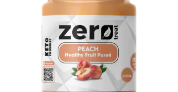 Peach Healthy Fruit Purée 180g – Premium 95% Real Fruit Zero Sugar Added Keto Friendly-بيوريه الخوخ الصحي 180 جم – 95٪ فاكهة حقيقية بدون سكر مضاف كيتو فريندلي