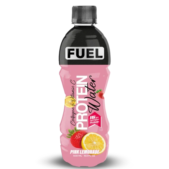 Protein Water Pink Lemonade 500ml Light & Refreshing 15g Protein Drink-بروتين ووتر بينك ليموناد 500 مل مشروب بروتين خفيف ومنعش لدعم التعافي والترطيب