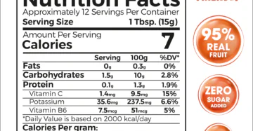 بيوريه المشمش الصحي 180 جم – 95٪ فاكهة حقيقية بدون سكر مضاف كيتو فريندلي-Apricot Healthy Fruit Purée 180g – Premium 95% Real Fruit Zero Sugar Added Keto Friendly