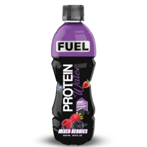 فيويل بروتين ووتر ميكس بيري 500 مل مشروب بروتين منعش لدعم التعافي العضلي-FUEL Protein Water Mix Berries 500ml Refreshing High-Protein Hydration Drink