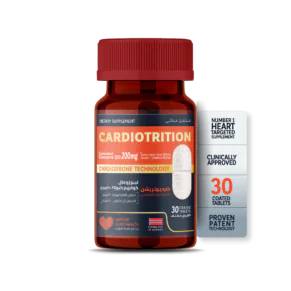 Cardiotrition Booster for Heart Health and Cellular Energy | Advanced Formula with CoQ10, Alpha Lipoic Acid, and Acetyl L Carnitine-كارديوتريشن بوستر لدعم صحة القلب والطاقة | تركيبة متقدمة مع CoQ10 وألفا ليبويك وأسيتيل إل كارنيتين