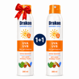 Drakon Sunscreen Water Resistant Antioxidant Promopack 1+1 Offer 200ml – Lightweight Daily Protection Now 349 EGP