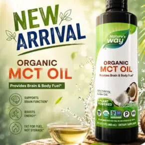 Nature's Way Organic MCT Oil 480 ml