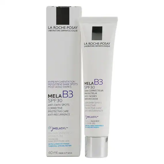 لاروش بوزيه ميلا B3 كريم 40 مل كريم بفيتامين B3 للبشرة Mela B3 cream 40ml مرطب للبشرة كريم يومي للوجه