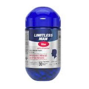 Limitless Man Max Multivitamin and Minerals 30 Tablets – Daily Nutritional Support for Men