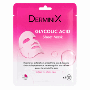 Derminix Glycolic Acid Sheet Mask 25g – Smooth & Refresh Skin Care for All Skin Types