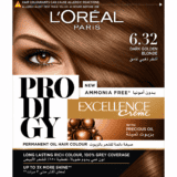 Prodigy Hair Dye 6.32 Dark Golden Blonde – Ammonia-Free Permanent Hair Color by L'Oréal Paris