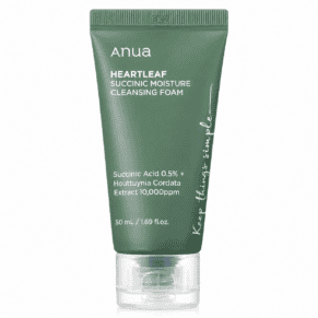 Heartleaf Succinic Moisture Cleansing Foam 25ml – ANUA Gentle Deep Cleanser