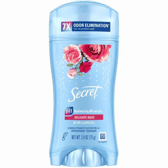 Delicate Rose Clear Gel Deodorant